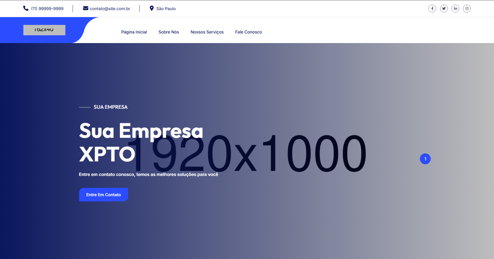 Layout Corporativo Moderno