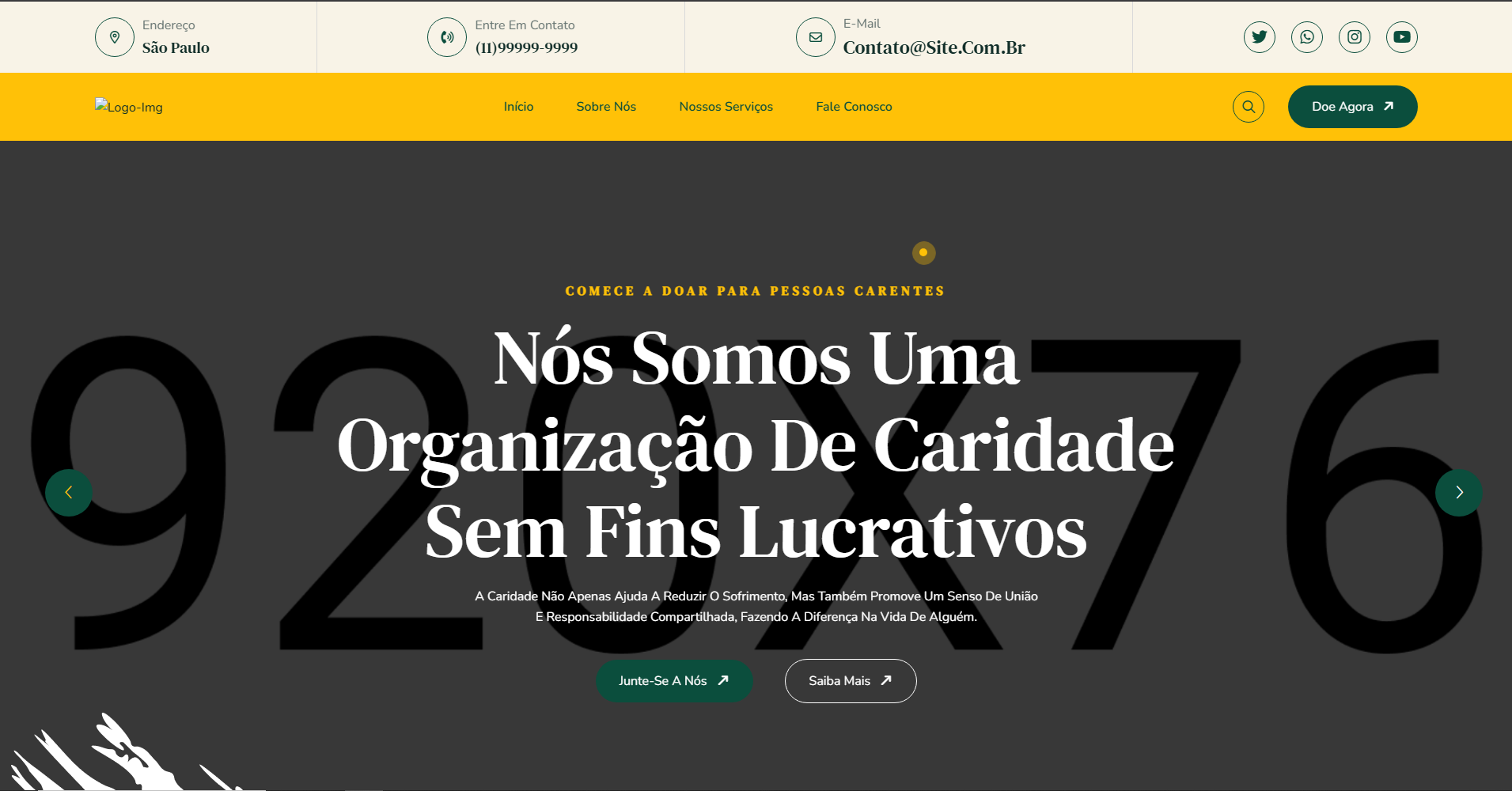 Layout Empresarial Elegante
